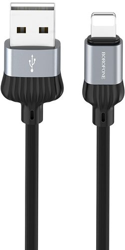 Кабель Borofone BX28 Ligthtning 1 м (серый) - 1/1