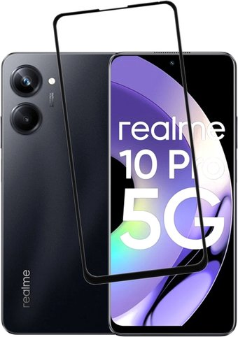 Защитное стекло KST FG для Realme 10 Pro (черный) - 1/1