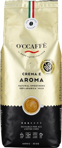Кофе O'ccaffe Crema e Aroma в зернах 1000 г - 1/1