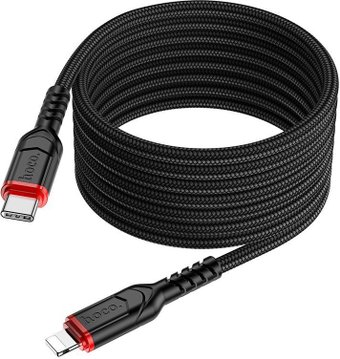 Кабель Hoco X59 USB Type-C - Lightning (2 м, черный) - 1/1