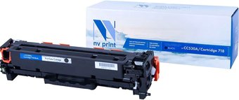 Картридж NV Print NV-CC530A/718Bk (аналог HP CC530A, Canon 718) - 1/1