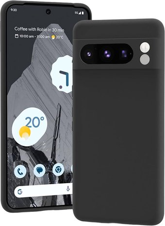 Чехол для телефона KST Silicone Cover для Google Pixel 8 Pro (черный) - 1/1