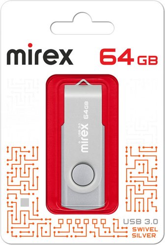 USB Flash Mirex Color Blade Swivel 3.0 64GB 13600-FM3SVS64 - 1/1