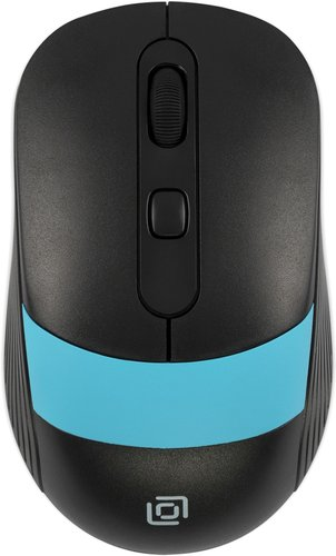 Мышь Oklick 310MW (черный/голубой) - 1/1