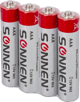 Батарейка Sonnen R03/24А 451098 (4 шт) - 1/1
