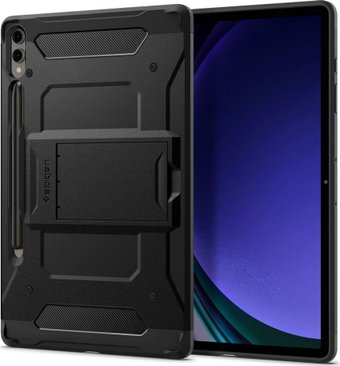 Чехол для планшета Spigen Tough Armor Pro для Galaxy Tab S9 Plus (черный) - 1/1