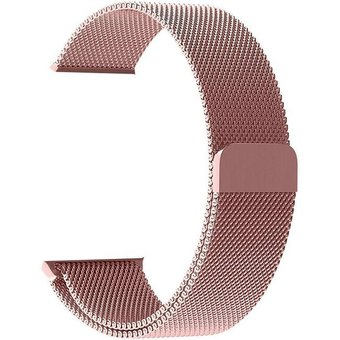 Браслет Rumi Milanese loop металлический 22 мм (розовый) - 1/1