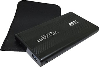 Бокс для накопителей 2.5" AgeStar HU307B (черный) - 1/1