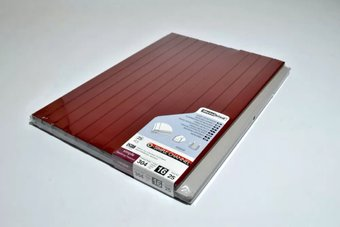 Металлический канал для переплета OPUS O.Simple Channel 304x16 мм OSC16BOR30425 (25 шт, бордовый) - 1/1