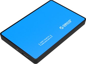 Бокс для накопителей 2.5" Orico 2588US3-BL (синий) - 1/1