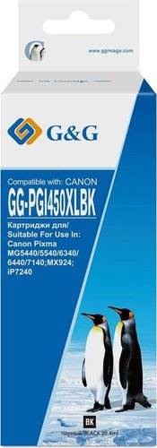 Картридж G&G GG-PGI450XLBK (аналог Canon PGI450XLBK) - 1/1