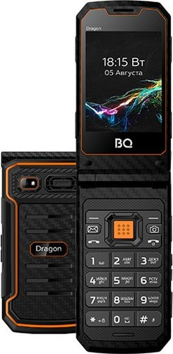 Кнопочный телефон BQ BQ-2822 Dragon (черный) - 1/1