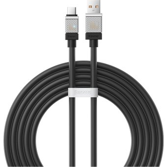Кабель Baseus CoolPlay Series USB Type-A - USB Type-C (2 м, черный) - 1/1