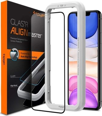 Защитное стекло Spigen ALM Glas FC для iPhone 11/XR AGL00106 - 1/1