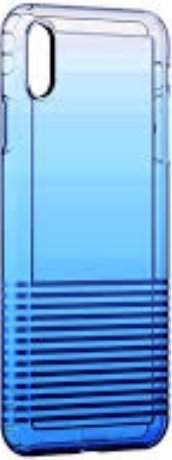 Чехол для телефона Baseus Colorful Airbag Protection для iPhone XR (синий) - 1/1