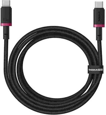 Кабель Baseus Dura Series Fast Charging Cable USB Type-C - USB Type-C 100W (1 м, черный/красный) - 1/1
