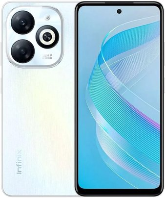 Смартфон Infinix Smart 8 Pro X6525B 8GB/128GB (белая галактика) - 1/1