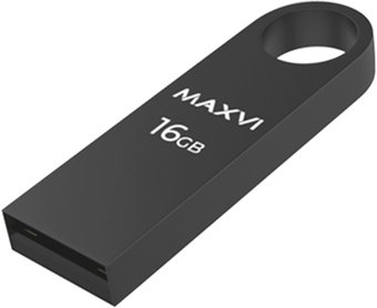 USB Flash Maxvi MK 16GB (темно-серый) - 1/1