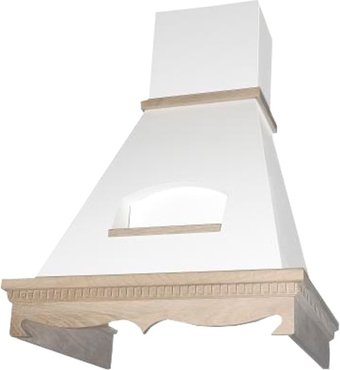 Кухонная вытяжка Elikor Бельведер 60П-650-П3Д (бежевый/дуб неокрашенный) - 1/1