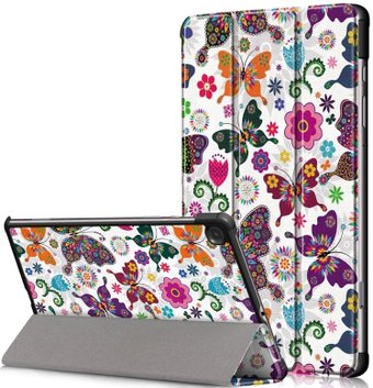 Чехол для планшета JFK Smart Case для Samsung Tab S6 lite P610 (бабочки) - 1/1