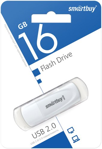 USB Flash SmartBuy Scout 16GB (белый) - 1/1