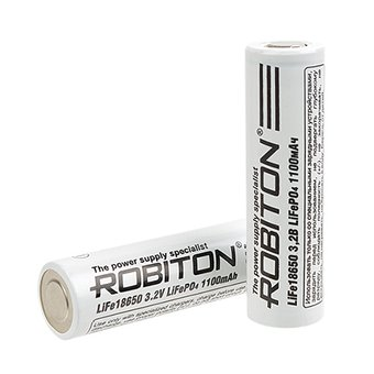Аккумулятор Robiton LiFe18650 1100mAh - 1/1