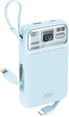 Внешний аккумулятор XO PR243 10000mAh (синий) - 1/1
