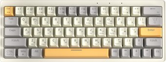 Клавиатура Cyberlynx ZA63 Pro Beige Gray Yellow (TNT Yellow) - 1/1