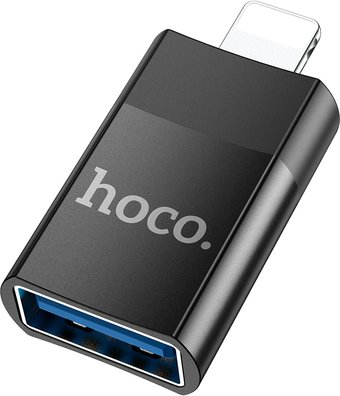 Адаптер Hoco UA17 Lightning - USB Type-A (черный) - 1/1