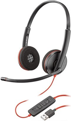 Офисная гарнитура Plantronics Blackwire C3220 USB-A - 1/1