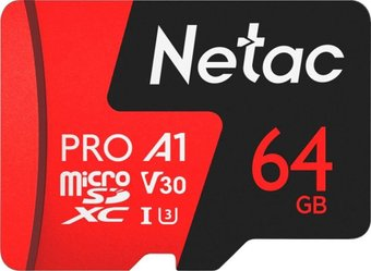 Карта памяти Netac P500 Extreme Pro 64GB NT02P500PRO-064G-S - 1/1