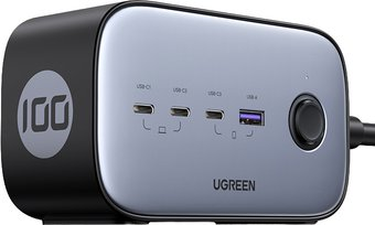 Сетевое зарядное Ugreen DigiNest Pro 100W CD270 60167 - 1/1