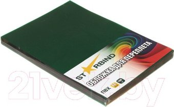 Расходные материалы для ламинаторов и брошюровщиков Starbind A4 0.20mm CPA4Gr200SB (100шт, зеленый) - 1/1