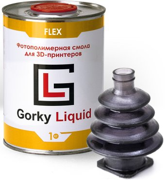 Фотополимер Gorky Liquid Flex 1 кг (черный) - 1/1