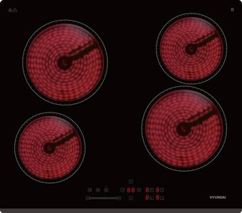 Варочная панель Hyundai HHE 6451 BG - 1/1