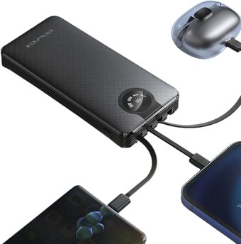 Внешний аккумулятор Awei P133K 10000mAh (черный) - 1/1