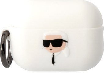 Чехол CG Mobile Karl Lagerfeld NFT 3D Karl для AirPods Pro 2 KLAP2RUNIKH (белый) - 1/1