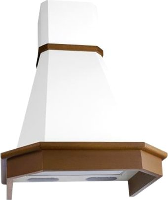 Кухонная вытяжка Elikor Камин Грань 60П-650-П3Л (белый/без обрамления) - 1/1