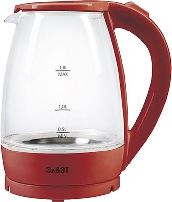 Электрический чайник ЭлБЭТ EK 1.8-01G (бордовый) - 1/1
