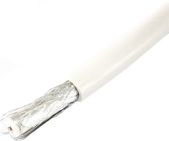 Кабель SBOX COAX-100 RG-6 (100 м, белый) - 1/1