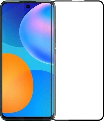 Защитное стекло KST Full glue для Huawei P Smart (2021)/Honor 10X Lite (черное) - 1/1