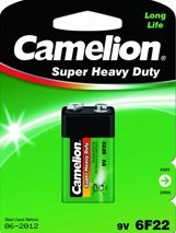 Батарейка Camelion 9V [6F22-BP1G] - 1/1