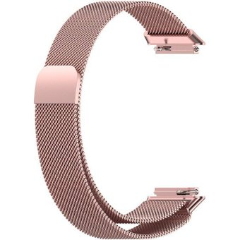 Браслет Rumi Milanese loop металлический для Huawei Band 7 (розовый) - 1/1