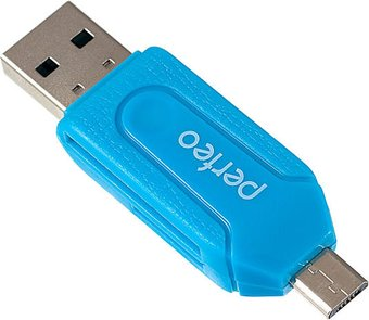 Карт-ридер Perfeo VI O004 [PF-VI-O004 Blue] - 1/1