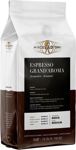 Кофе Miscela d'Oro Espresso Grand' Aroma зерновой 500 г - 1/1