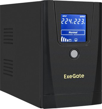 Источник бесперебойного питания ExeGate SpecialPro Smart LLB-900.LCD.AVR.1SH.2C13.RJ.USB EX292780RUS - 1/1