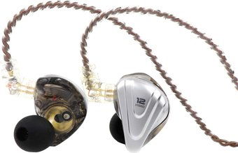 Наушники KZ Acoustics ZSX (с микрофоном, черный) - 1/1