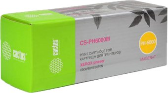 Картридж CACTUS CS-PH6000M (аналог Xerox 106R01632) - 1/1