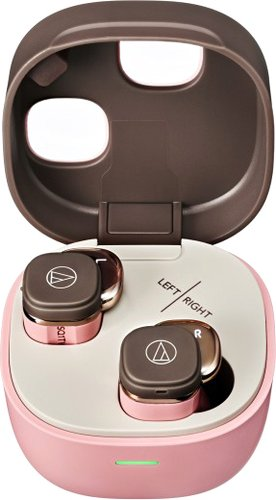 Наушники Audio-Technica ATH-SQ1TW2 (коричневый/розовый) - 1/1