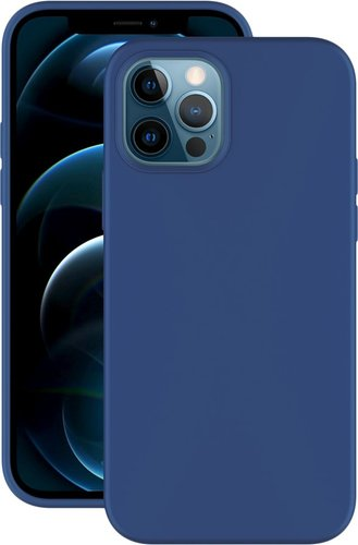Чехол для телефона Deppa Soft Silicone для Apple iPhone 12/12 Pro (синий) - 1/1